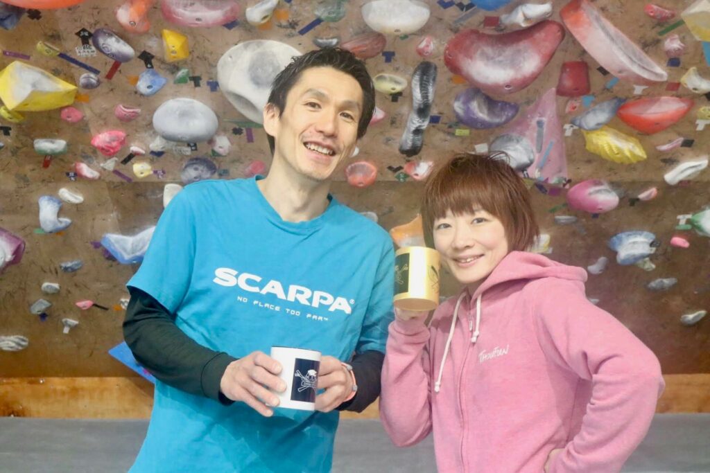 加島健至さんと加島智子選手の写真