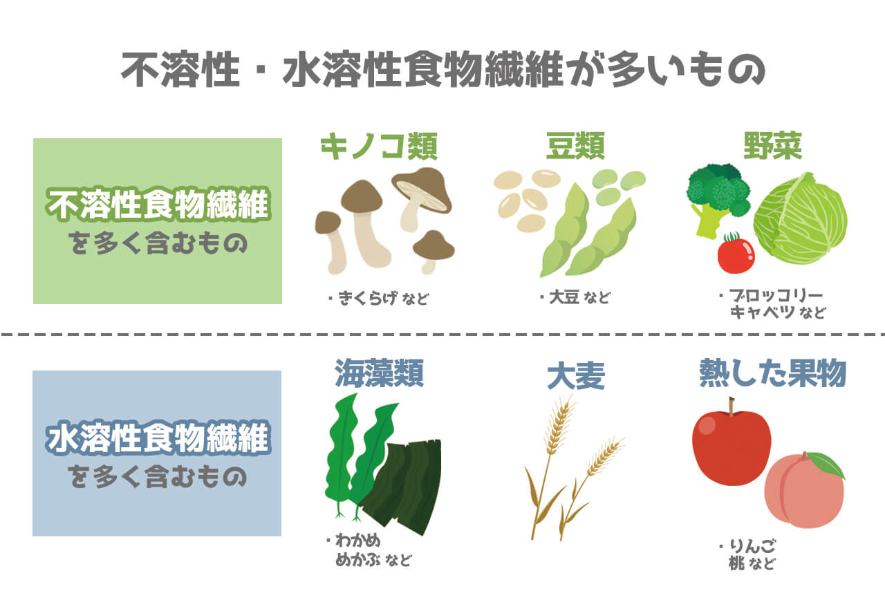 可溶性および不溶性繊維の供給源